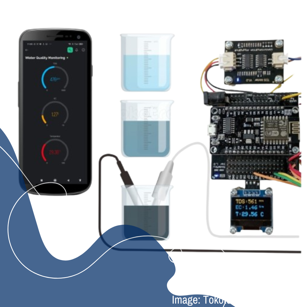 Sensor pemantau kualitas air mollyjaya.id