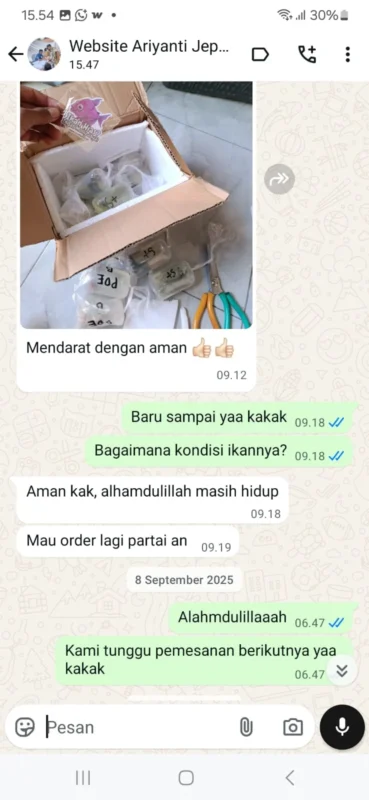 testimoni-pelanggan-molly-jaya-4 gambar testimoni pelanggan molly jaya ikan aman sampai tujuan