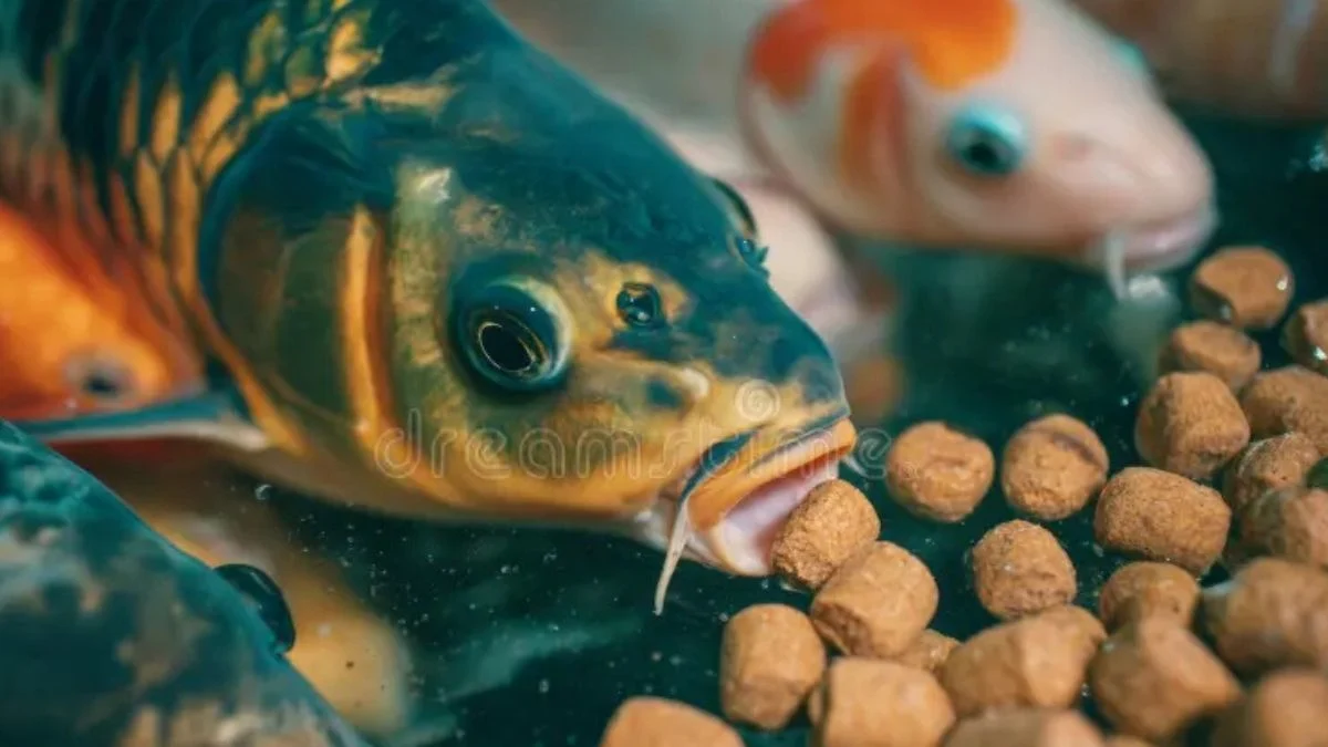 gambar-makanan-ikan-koi-pelet Gambar makanan ikan koi pelet protein