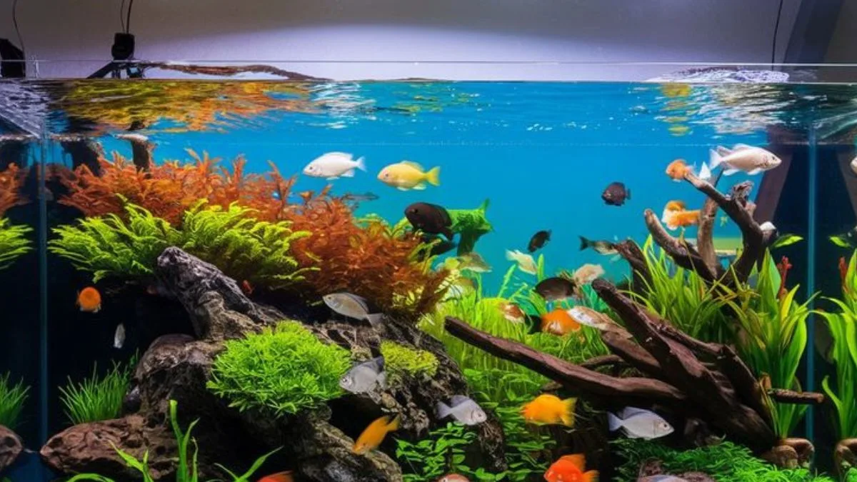 Gambar akuarium ikan hias yang bisa digabung