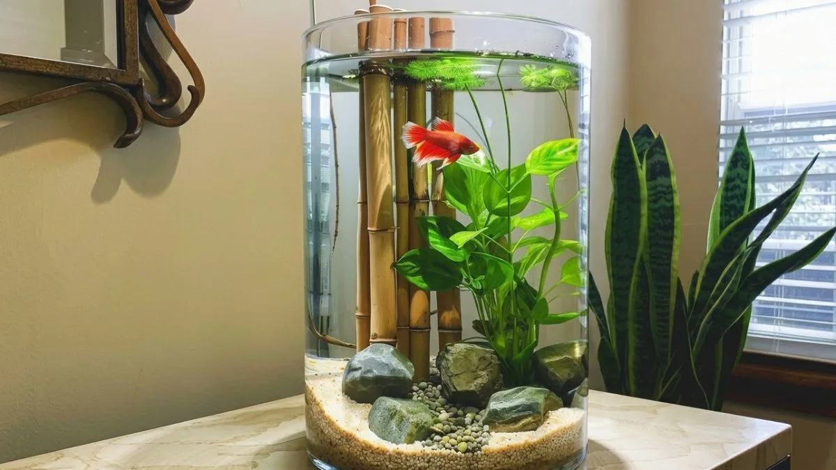 Aquascape ikan cupang