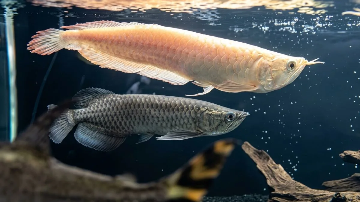 Gambar ikan arwana breeding untuk artikel cara mengawinkan arwana