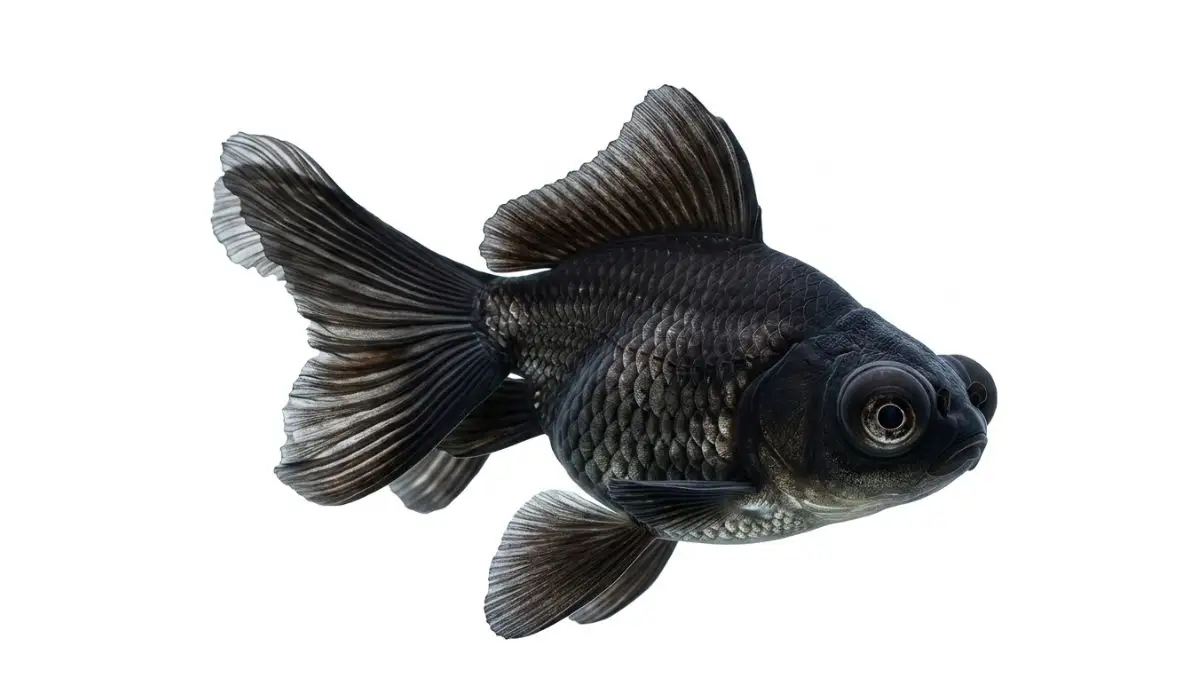 Gambar ikan koki black moor
