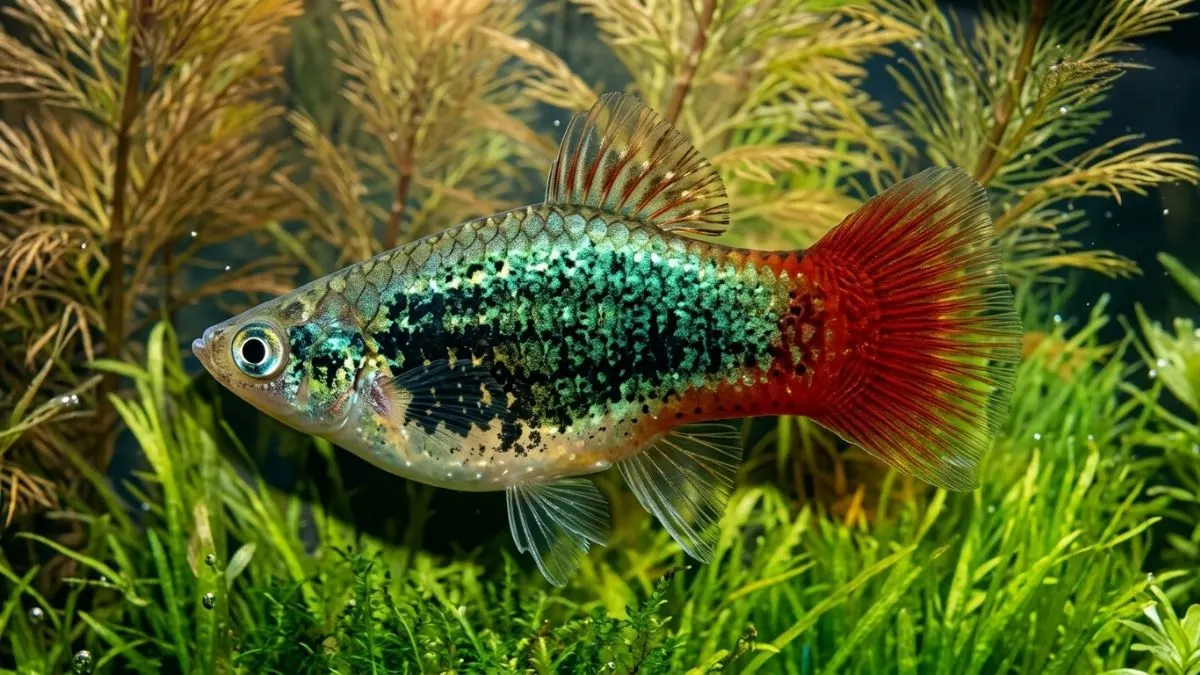 Gambar ikan platy tuxedo