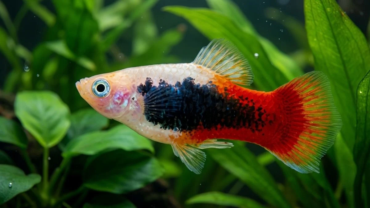 Gambar ikan platy tuxedo