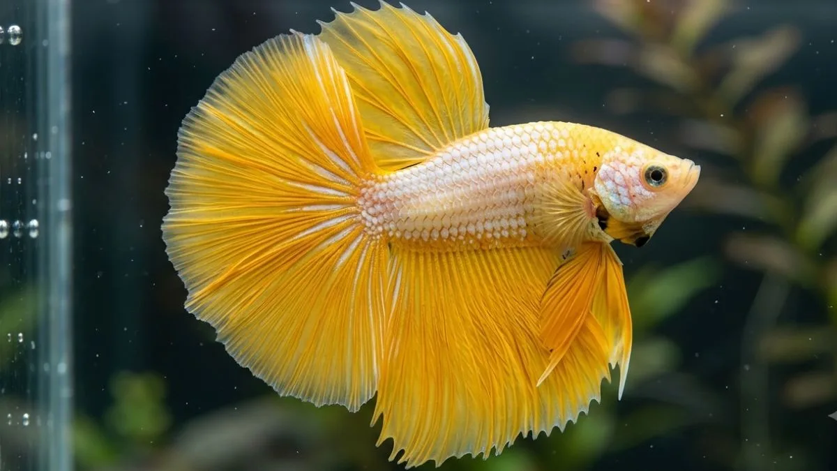 gambar-ikan-cupang-kuning-yellow-dragon-snow