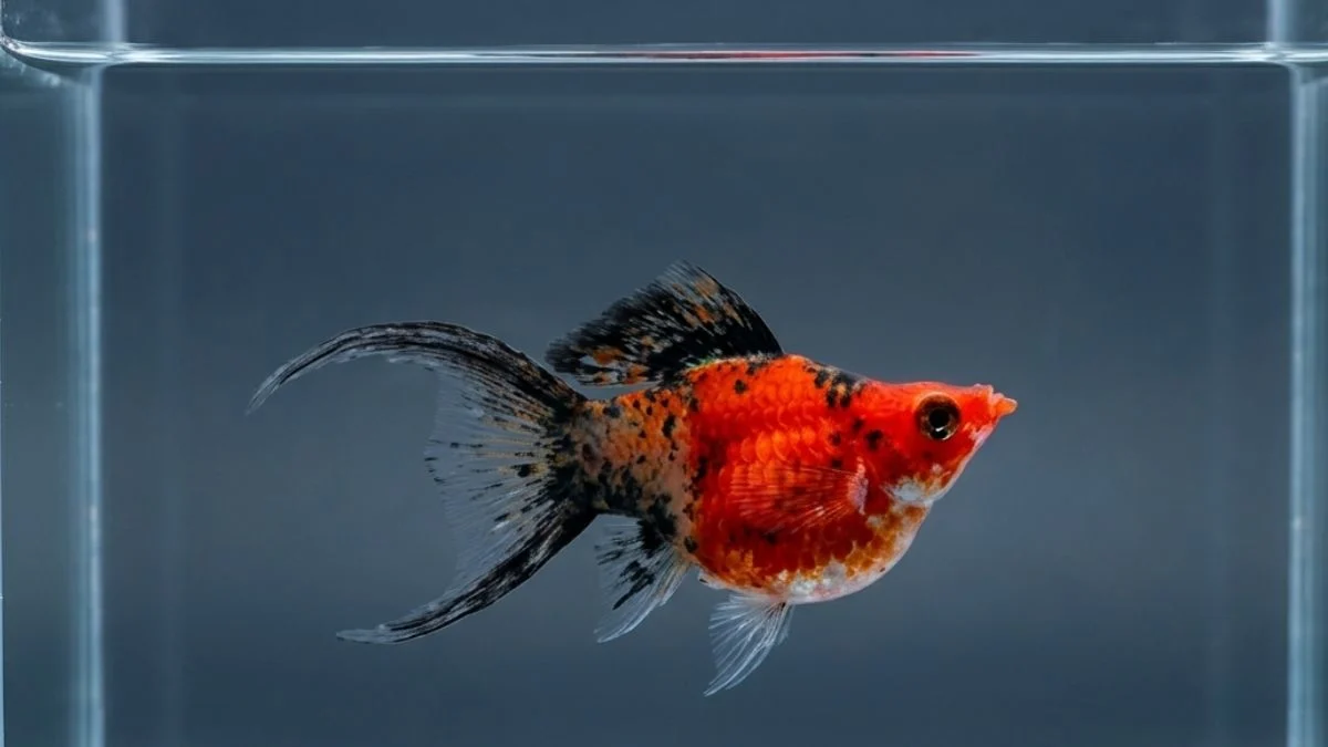 Gambar ikan molly golden tiger
