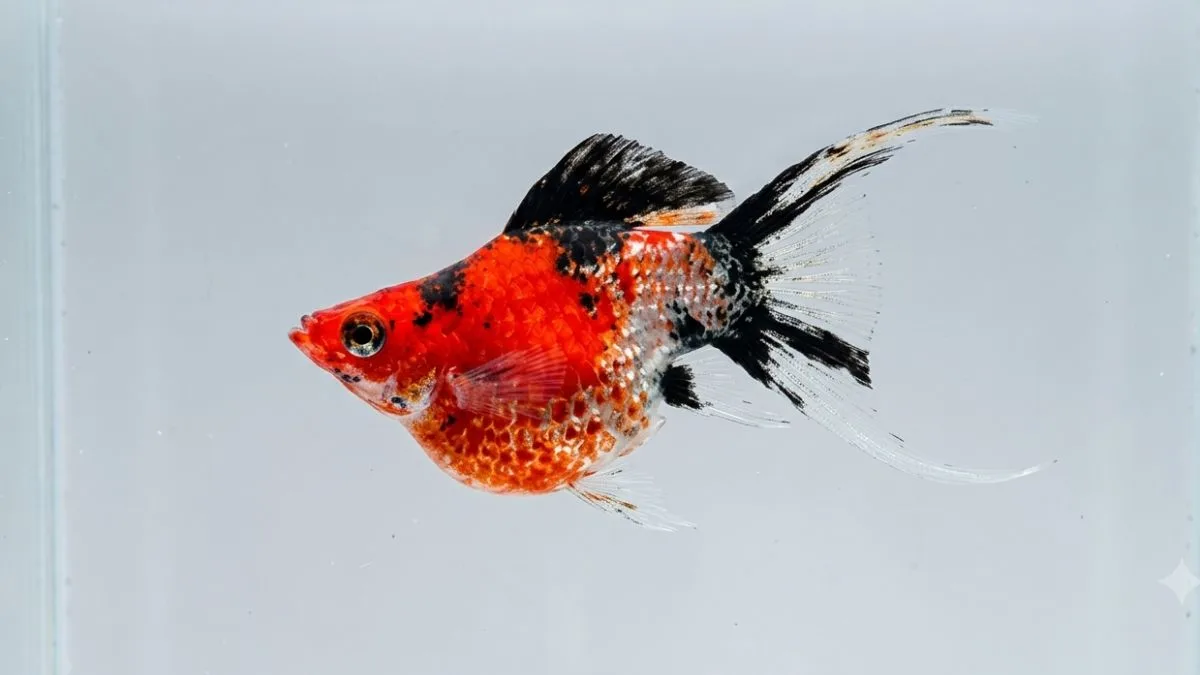 Gambar ikan molly golden tiger