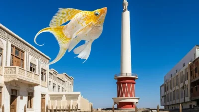 Gambar tugu lilin Manado